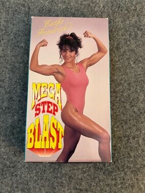 CATHE FRIEDRICH'S MEGA STEP BLAST Aerobic Workout VHS